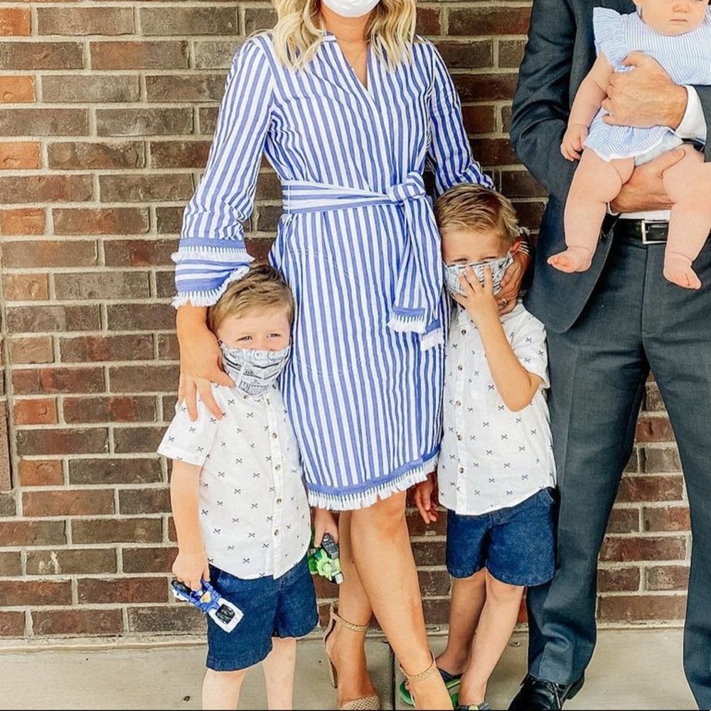 Jcrew striped dress